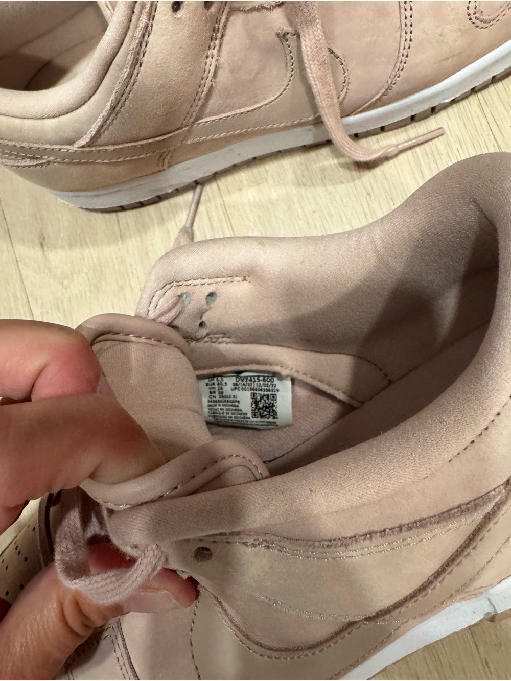 Nike pale pink Air Force Max size 9 - Picture 6 of 6